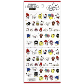 Stickervel Kiratto Mark Seal Sanrio Characters