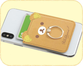Rilakkuma's Fairy Tales smartphone ring with pass holder