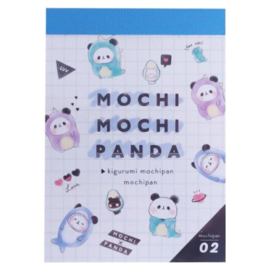 Memoblok klein Mochi Mochi Panda Kigurumi Mochipan