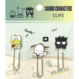 Paper clips Sanrio Characters green