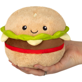 Squishable Snugglemi Snackers Hamburger knuffel • 14,5 cm •