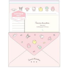 Letter set Sanrio Characters | pink