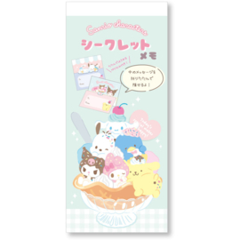 Letter pad Sanrio Characters | Ice Cream
