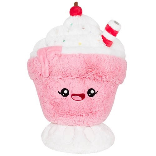Squishable Mini Comfort Food Strawberry Milkshake knuffel • 28 cm •