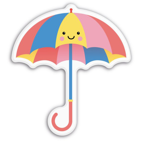 Magnet kawaii umbrella