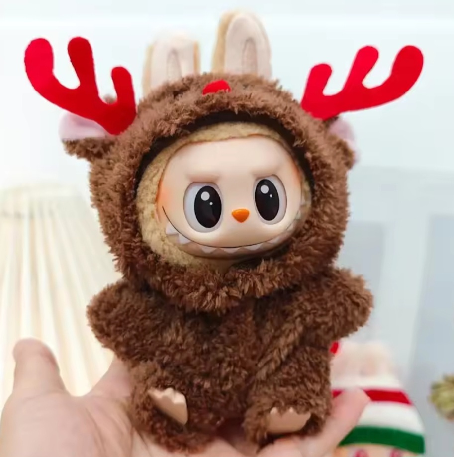 Labubu kerstkleding | kerst outfit rendier