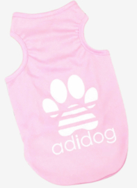 Adidog Hondenshirt Lichtroze | XS,XL,XXL