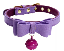 Puppy halsband "PRECIOUS" | Paars |  XS