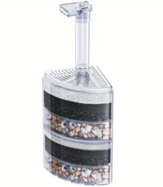 Biochemisch aquarium filter op lucht