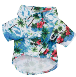 Hondenshirt overhemd Hawai