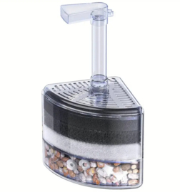 Biochemisch aquarium filter op lucht