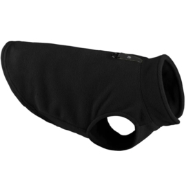 Mouwloze hondentrui, fleece | zwart | L
