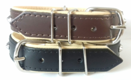 ELEGANCE leren halsband met studs