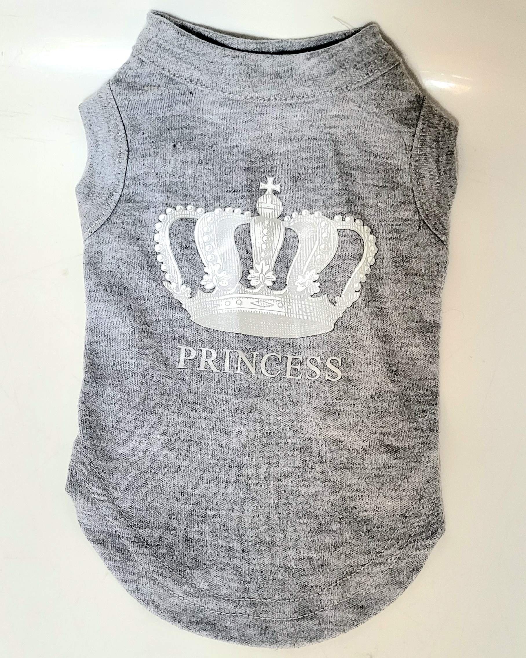 Mouwloos shirt PRINCESS| Grijs |  XS,S,M