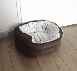 Hondenmandje stone | bruin/grijs | 45cm