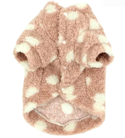 Hondentrui / vest teddyfleece | oudroze | XL