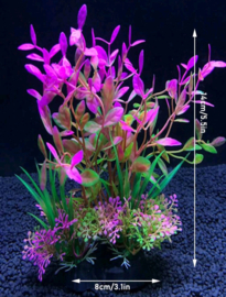 Kunstplant Aquarium Roze groen