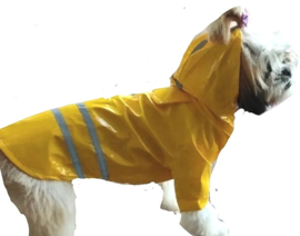 Regenjas hond geel |XL