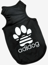 Adidog Hondenshirt zwart | XS,S,M,XL,XXL