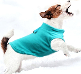 sectie Allergie Ongepast Mouwloze hondentrui, fleece | petrol | XL | Hondentrui / Vest | Exclusive  Dog Fashion - Hondenboetiek