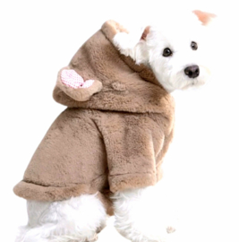 Hondenjas "Fuzzy" fleece | beige | S,M,XXL