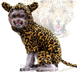Honden kostuum luipaard | S, M
