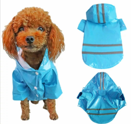 Regenjas hond blauw |S,M,L