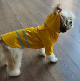 Regenjas hond geel |XL