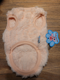BULUO mouwloze hondentrui fleece | roze | XL