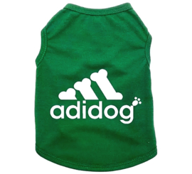 Hondenshirt " Adidog" | groen |  L, XL