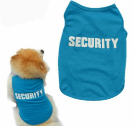 Hondenshirt SECURITY | blauw | S
