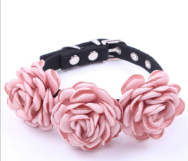 Honden halsband met bloemen "AVALANCHE" | 33cm