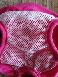 Loopsheidbroekje met rouches | Roze | XS,L