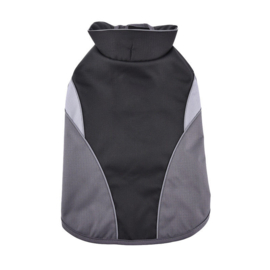 Waterproof outdoor hondenjas / regenjas | Zwart |  XL