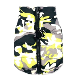 Camouflage bodywarmer | groen/grijs | M, L, XL