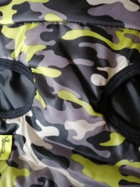 Camouflage bodywarmer | groen/grijs | M, L, XL