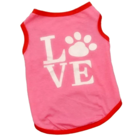 Shirtje hond | roze | XS,S,L