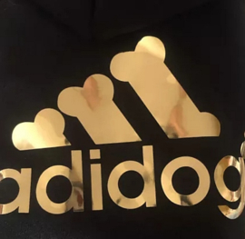 Hondentrui "Adidog" Zwart goud | S,M,L,XL,XXL