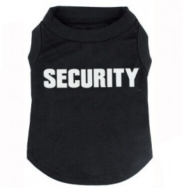 Hondenshirt SECURITY | Zwart |S