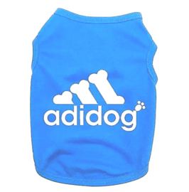 Hondenshirt " Adidog" | blauw | XL