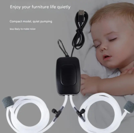 Stille luchtpomp aquarium / dubbele werking met usb