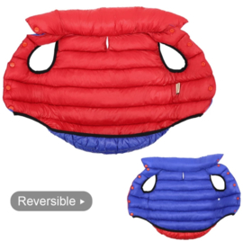 Reversible mouwloze hondenjas voor grote hond| 4XL