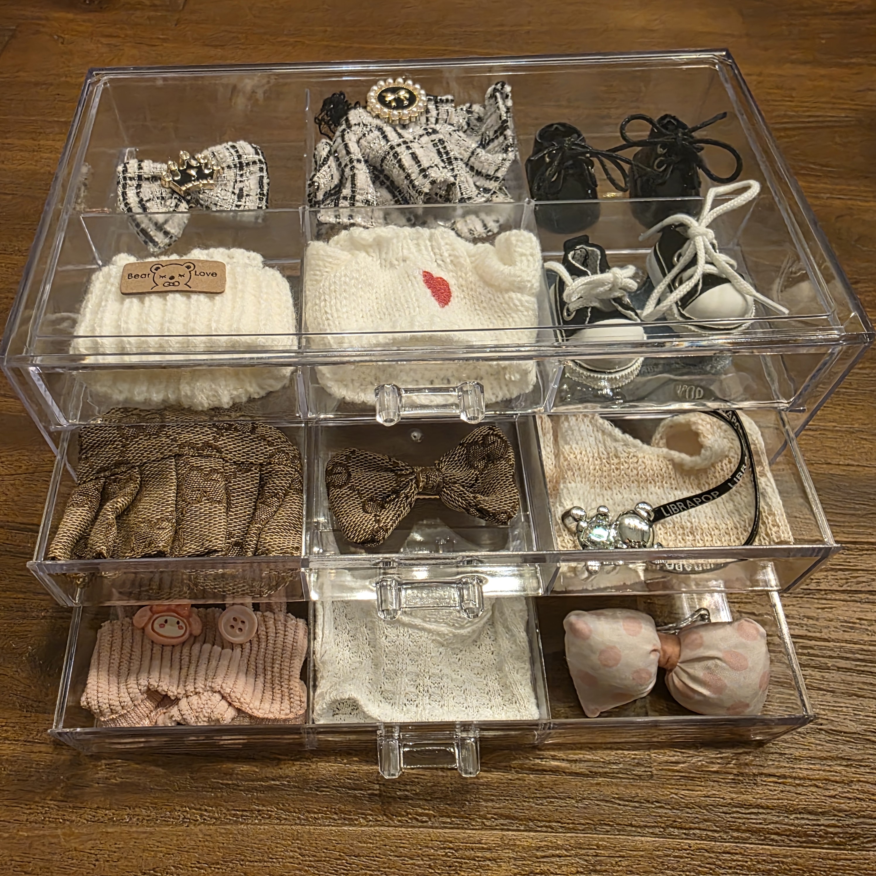 Labubu kleding opbergbox