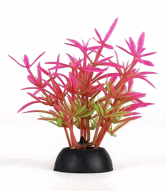 Aquariumplant kunstplantje roze