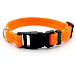 Oranje honden halsband