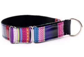 Martingale halsband windhond Mozaika | |Paars/zwart