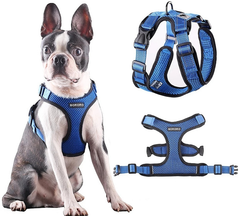 gebied comfortabel Melodieus BORORO Honden harnas | blauw | S | puppy tuigjes - XXS, XS, S, M |  Exclusive Dog Fashion - Hondenboetiek