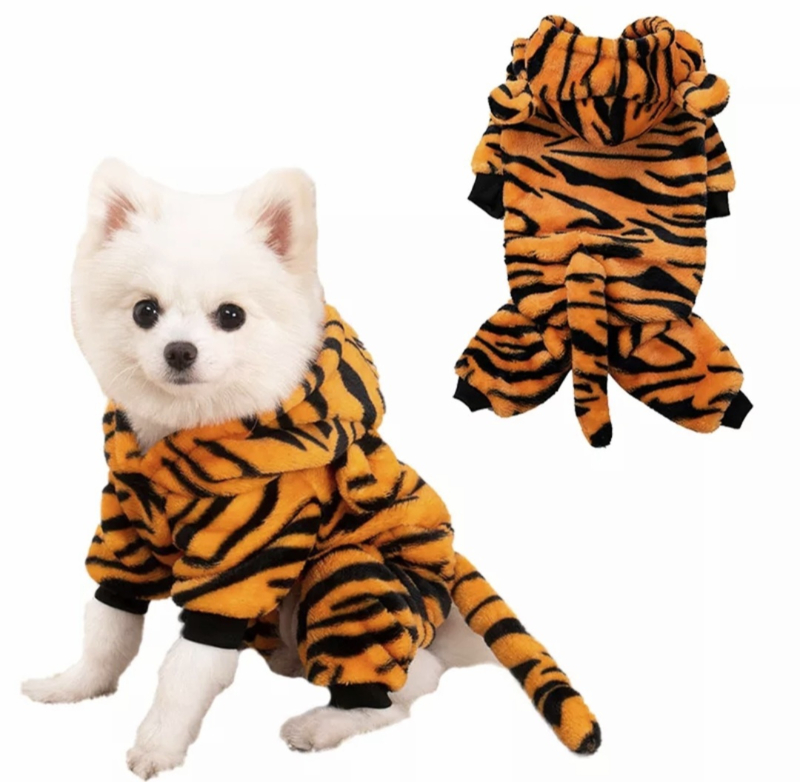werkplaats Bij wet idioom Honden kostuum tijger / onesie / pyjama | XS,M,L,XL | Honden pyjama / onesie  | Exclusive Dog Fashion - Hondenboetiek