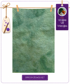 Handgeverfd groen