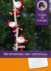 Kerstmannen aan vormtouw